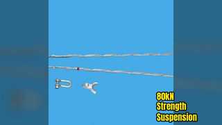 Set Suspensi Preformed 80kN Baja Galvanis