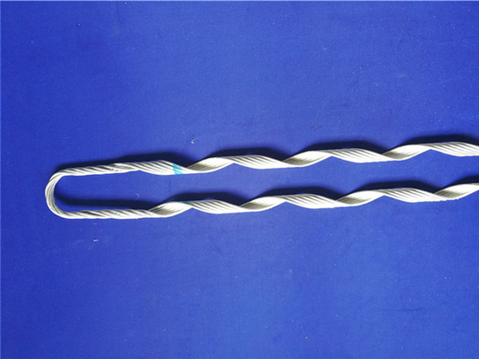 Galvanized Steel Wire Preformed Guy Grip End untuk Konstruksi Jalur Listrik