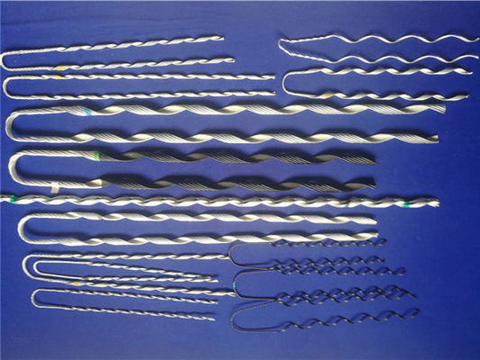 Zinc Galvanized Wire Preformed Dead End Paket Perak 50pcs/Kotak